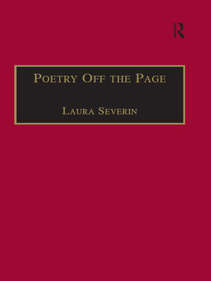 cover image of Poetry Off the Page